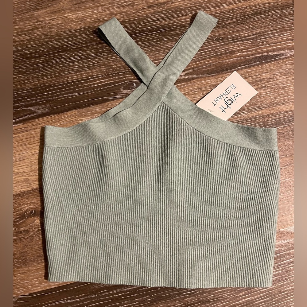 Spandex Cross Neck Top